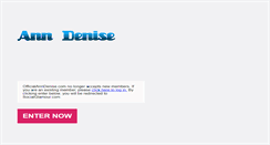 Desktop Screenshot of officialanndenise.com